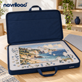 navriload™ FolioCarry Portable Puzzle Case — 30 × 22-Inch Jigsaw Puzzle Board, Zippered Storage Portfolio & Carry Handles