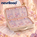 navriload™ SortBook Puzzle Sorting Portfolio — Fold-Out Jigsaw Organizer with 6 Removable Lidded Trays