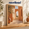 navriload™ GalleryFinish Puzzle Frame — 20 × 27-Inch Wall Display with Clear Acrylic Front & Rear-Loading Back